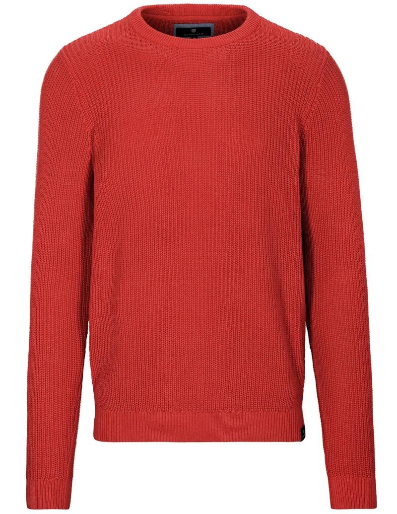 BASEFIELD - Rundhals Pullover red - Gr. - M von BASEFIELD