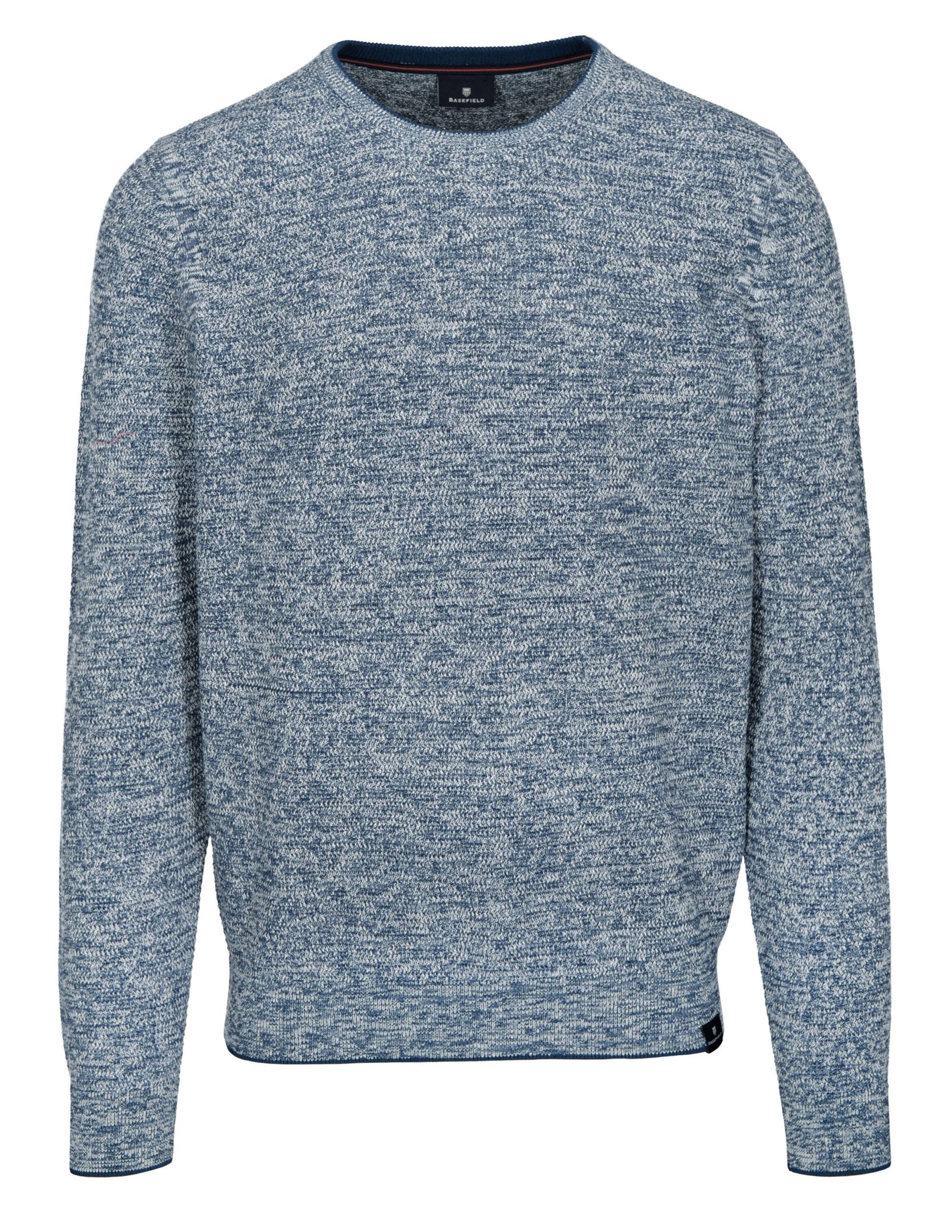 BASEFIELD - Rundhals Pullover winter grey - Gr. - XXL von BASEFIELD