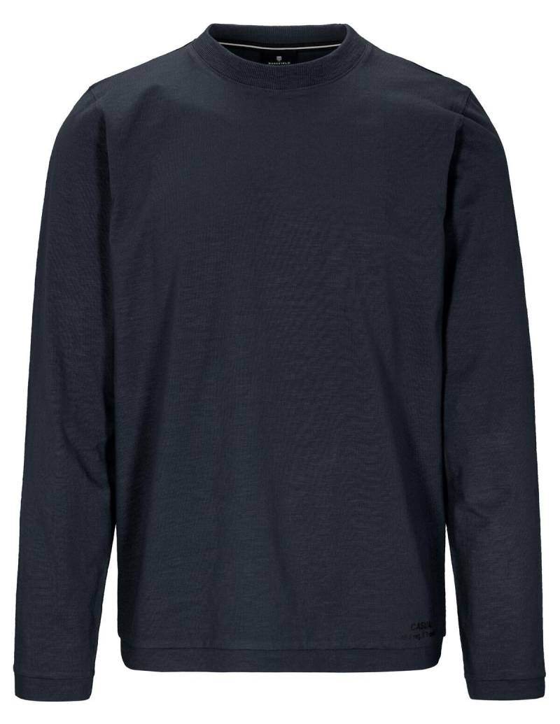 BASEFIELD - Rundhals Shirt 1/1 blue navy - Gr. - L von BASEFIELD