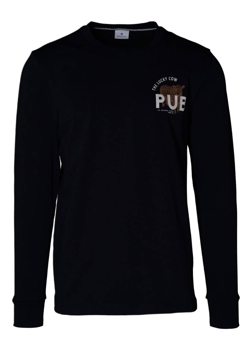 BASEFIELD - Rundhals Shirt 1/1 night blue - Gr. - XXL von BASEFIELD