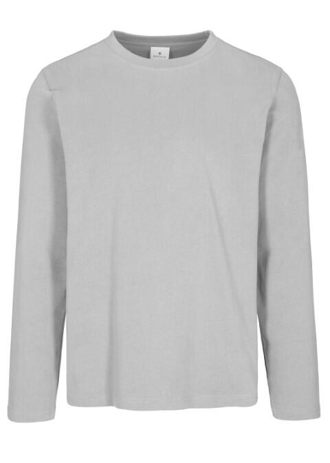 BASEFIELD - Rundhals Shirt longsleeves grey fog - Gr. - XXL von BASEFIELD