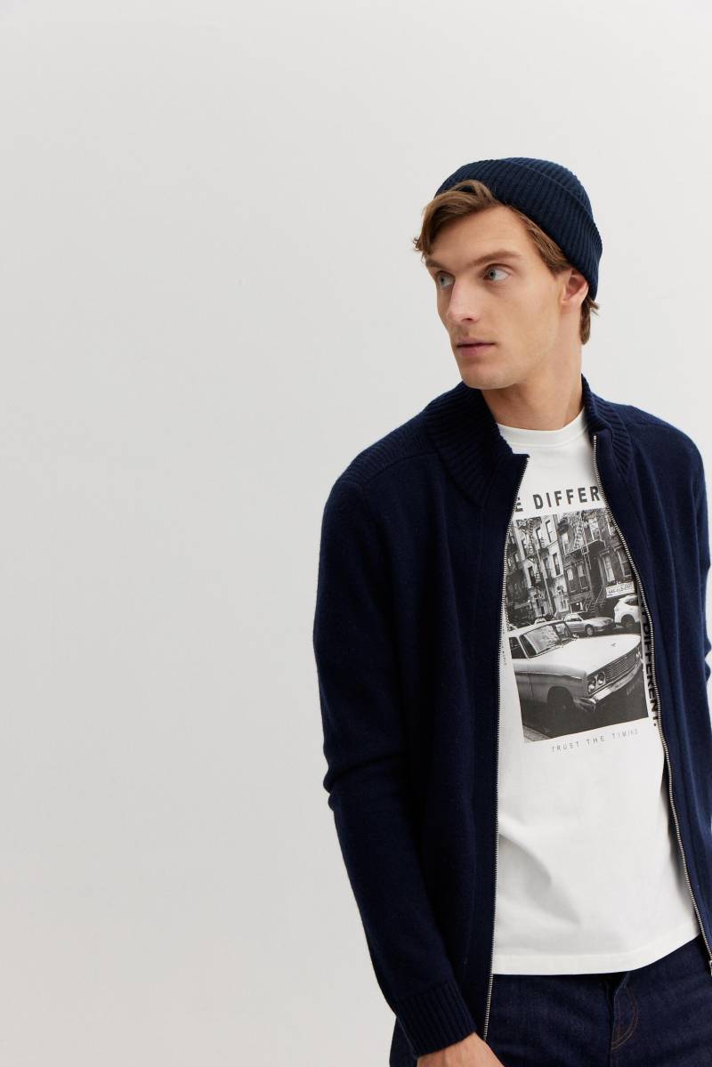 BASEFIELD - Rundhals T-Shirt 1/2 Arm cotton car - Gr. - M von BASEFIELD