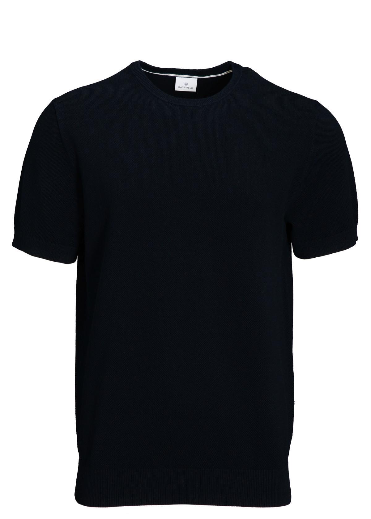 BASEFIELD - Rundhals T-Shirt 1/2 Arm night blue - Gr. - 3XL von BASEFIELD