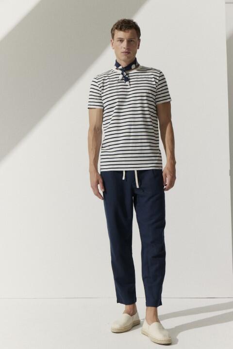 BASEFIELD - Rundhals T-Shirt 1/2 Arm night blue - Gr. - 3XL von BASEFIELD