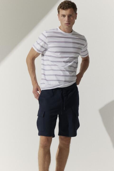 BASEFIELD - Rundhals T-Shirt 1/2 Arm white - Gr. - M von BASEFIELD