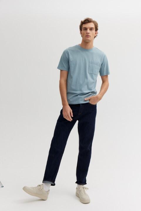 BASEFIELD - Rundhals T-Shirt 1/2 arctic blue - Gr. - L von BASEFIELD