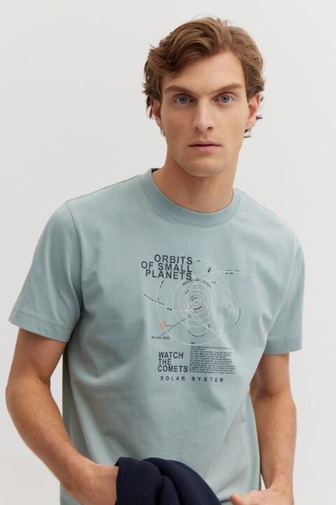 BASEFIELD - Rundhals T-Shirt 1/2 arctic blue - Gr. - XL von BASEFIELD