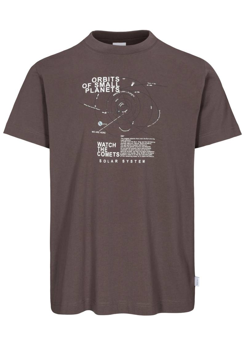 BASEFIELD - Rundhals T-Shirt 1/2 aubergine - Gr. - 3XL von BASEFIELD