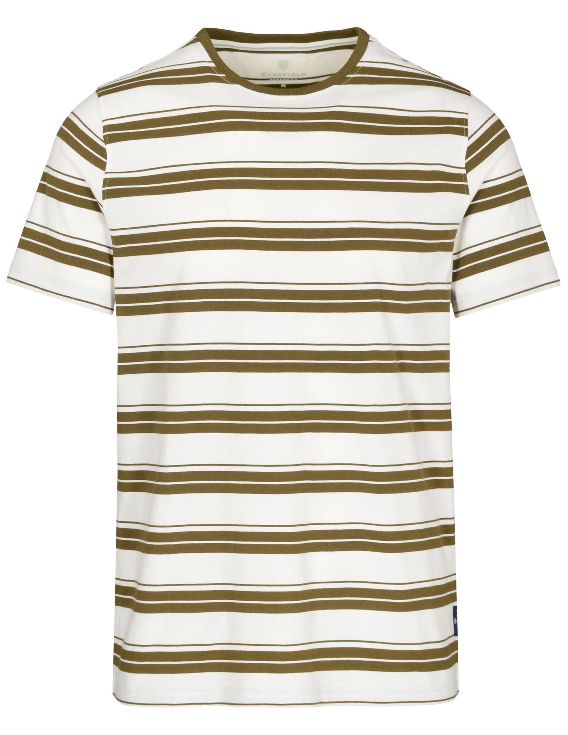 BASEFIELD - Rundhals T-Shirt 1/2 olive - Gr. - 3XL von BASEFIELD