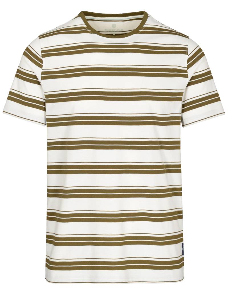 BASEFIELD - Rundhals T-Shirt 1/2 olive - Gr. - 3XL von BASEFIELD