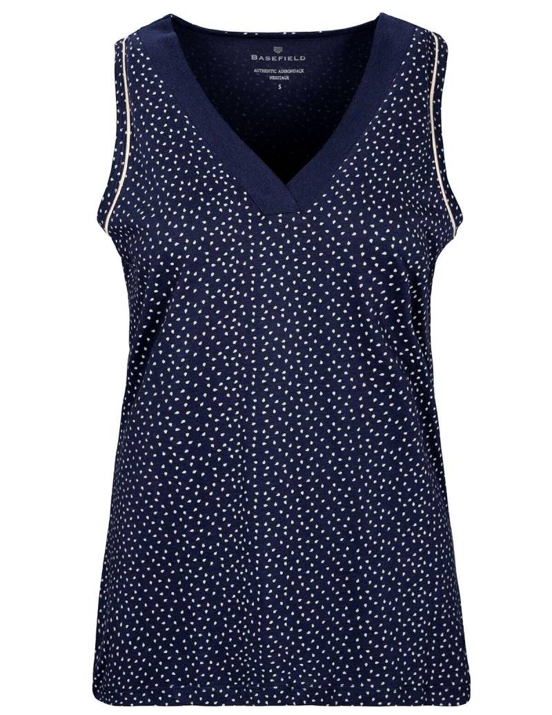 BASEFIELD - Shirt o.A. marine-creme - Gr. - L von BASEFIELD