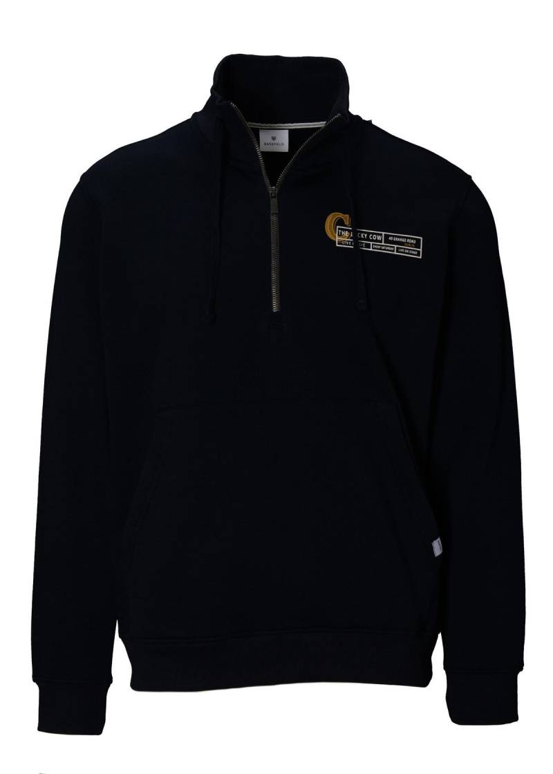 BASEFIELD - Troyer Sweat Shirt night blue - Gr. - L von BASEFIELD