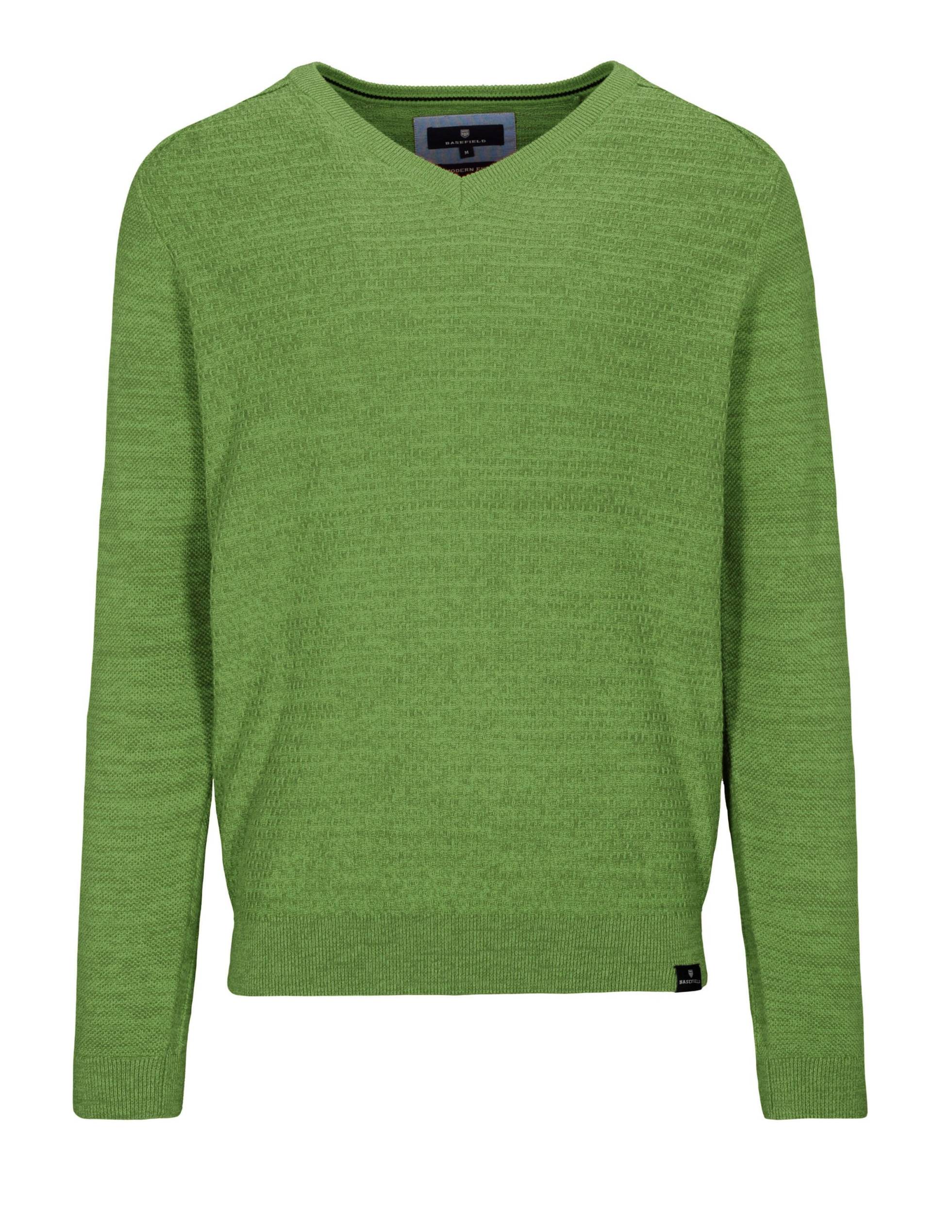 BASEFIELD - V-Pullover pesto - Gr. - XL von BASEFIELD