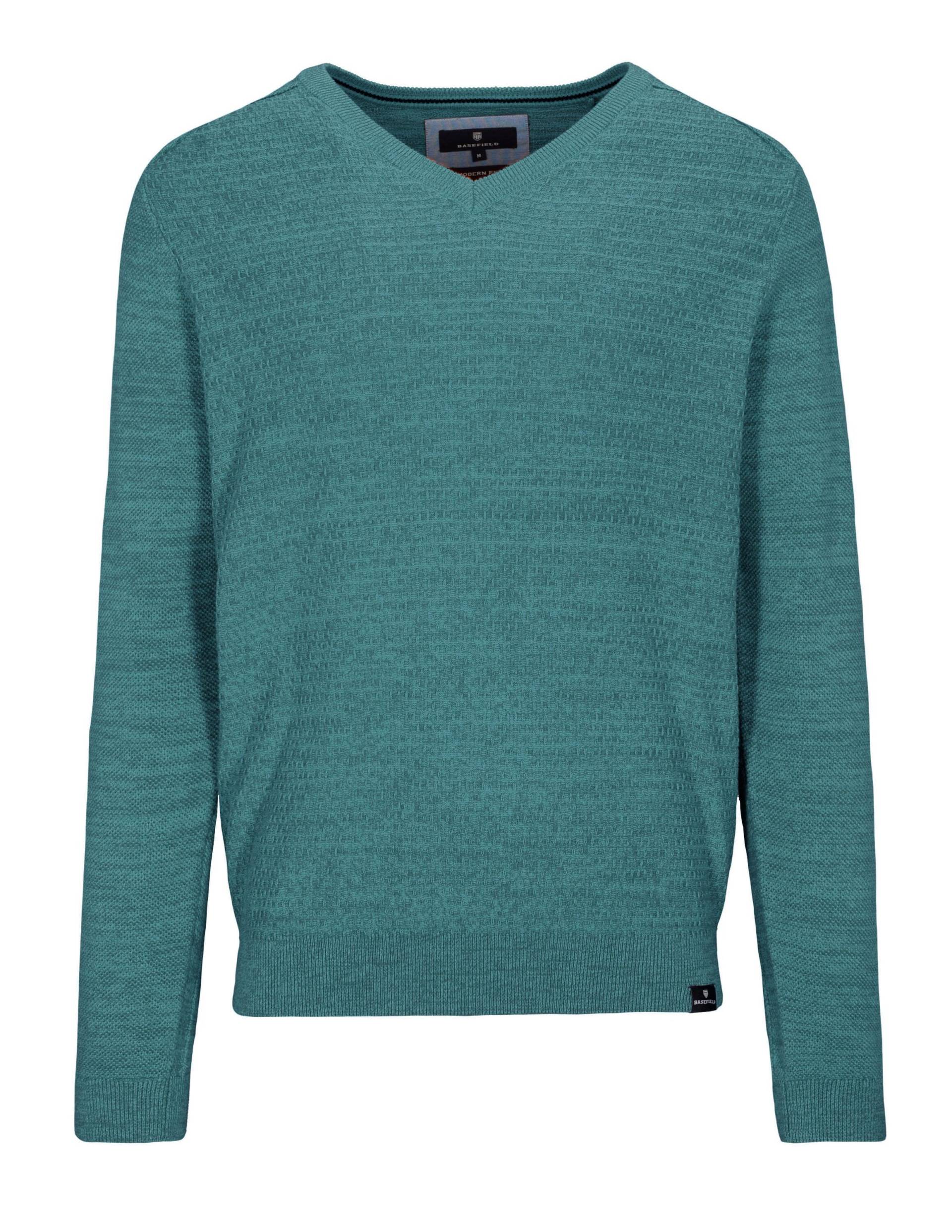 BASEFIELD - V-Pullover petrol - Gr. - XXL von BASEFIELD