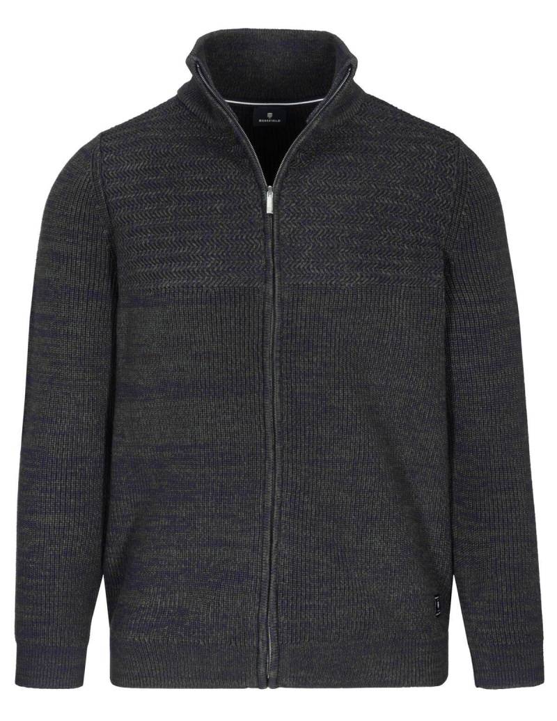 BASEFIELD - Zip Strickjacke green forest - Gr. - XXL von BASEFIELD