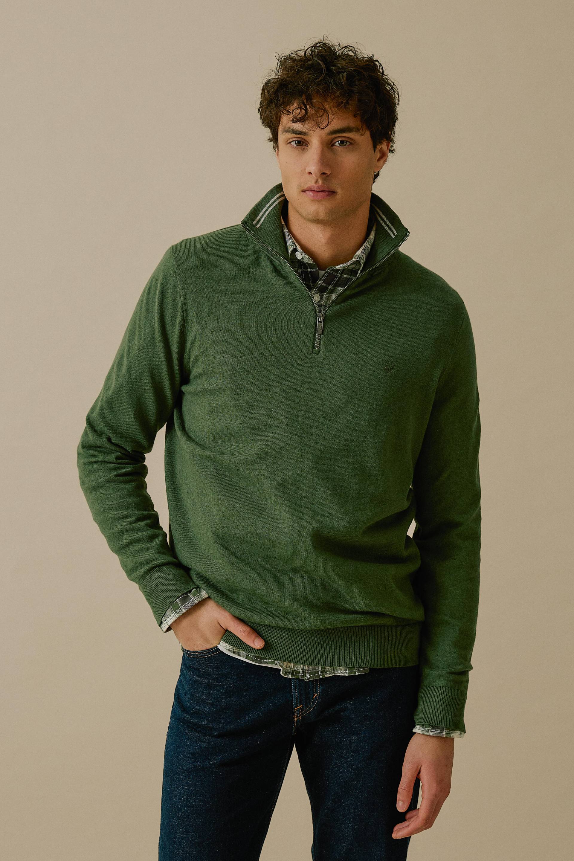 BASEFIELD - Zip Troyer Pullover - Gr. - S von BASEFIELD