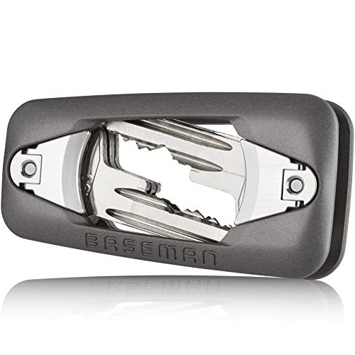 BASEMAN® Key Organizer – der innovative Schlüssel Organizer ordnet mit Stil und bringt Ruhe in deine Tasche - Aluminium Schlüsseletui Schlüsselhalter Geschenk Schlüsselanhänger von BASEMAN