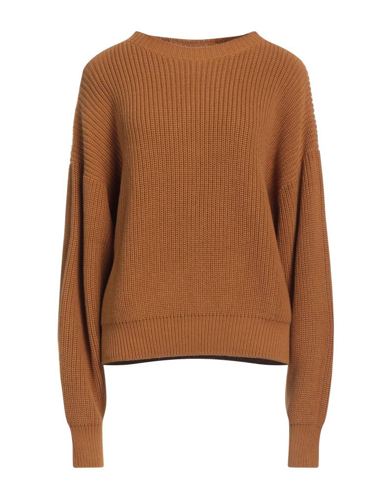 BASERANGE Pullover Damen Kamel von BASERANGE