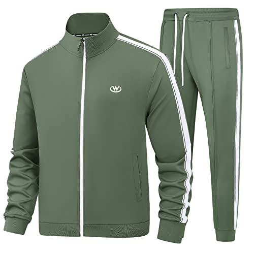 BASICDOT Trainingsanzug Herren Set Jogginganzug Herren Sportanzug Langarm Freizeitanzug Männer Tracksuit JW-3601-3XL von BASICDOT