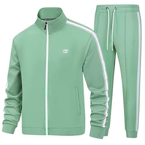 BASICDOT Trainingsanzug Herren Set Jogginganzug Herren Sportanzug Langarm Freizeitanzug Männer Tracksuit JW-3602-XXL von BASICDOT