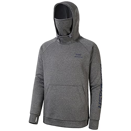 Bassdash Herren Fleece Hoodie Warmer Pullover Kapuzenpullover mit Schlauchschal Wasserdicht Jagd Angeln Sweatshirt FS18M von Bassdash