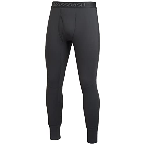 Bassdash Herren Thermohose Lange Unterhose Warm Unterwäsche Baselayer Mittelgewicht Legging Bottom Quick Dry FS20M von Bassdash