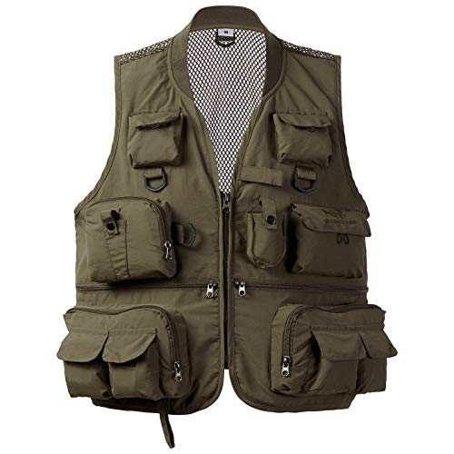 Bassdash Vielseitige Anglerweste Herren Damen Angelweste Mesh Back Weste zum Angeln Jagd Wandern Camping Fotografie Bassdash Vielseitige Anglerweste Herren Damen Angelweste Mesh Back Weste zum Angeln Jagd Wandern Camping Fotografie von Bassdash