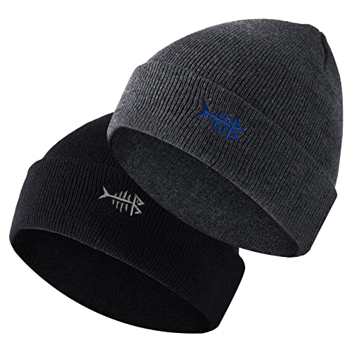 Bassdash Wintermütze warm Beanie Mützen dehnbar Strickmütze weich Herren Damen leicht Unisex Cuffed Beanies von Bassdash