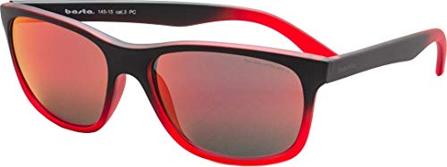 BASTA PLAIN Sonnenbrille black/red gradient von BASTA