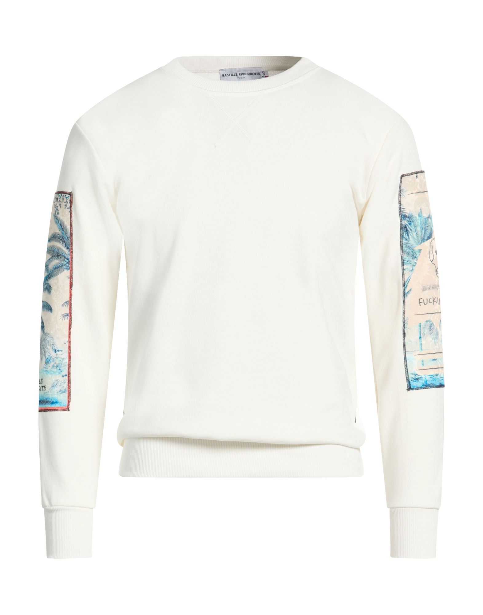 BASTILLE RIVE DROITE Sweatshirt Herren Weiß von BASTILLE RIVE DROITE