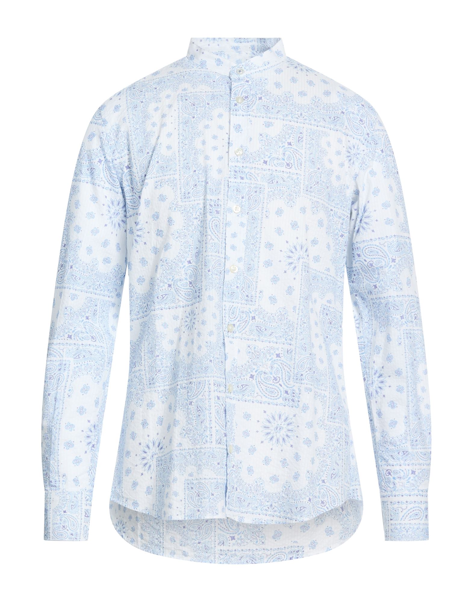 BASTONCINO Hemd Herren Azurblau von BASTONCINO