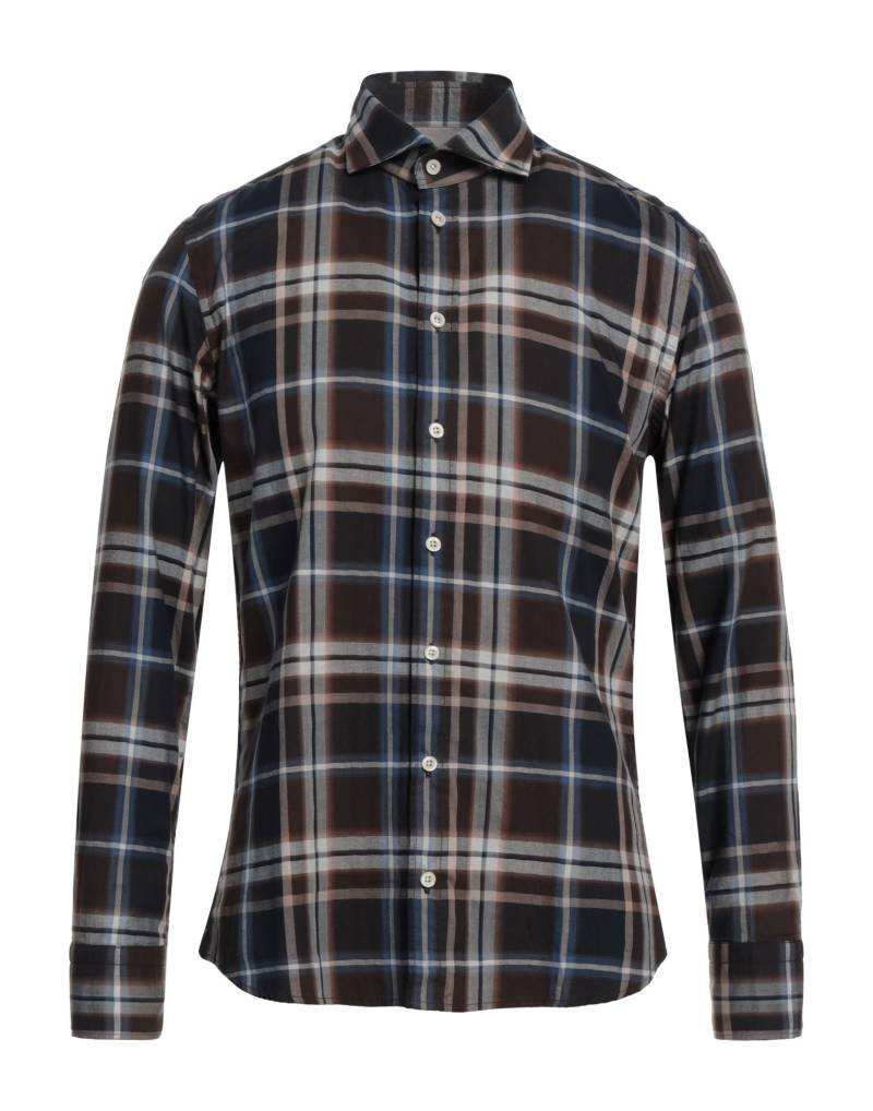 BASTONCINO Hemd Herren Dunkelbraun von BASTONCINO