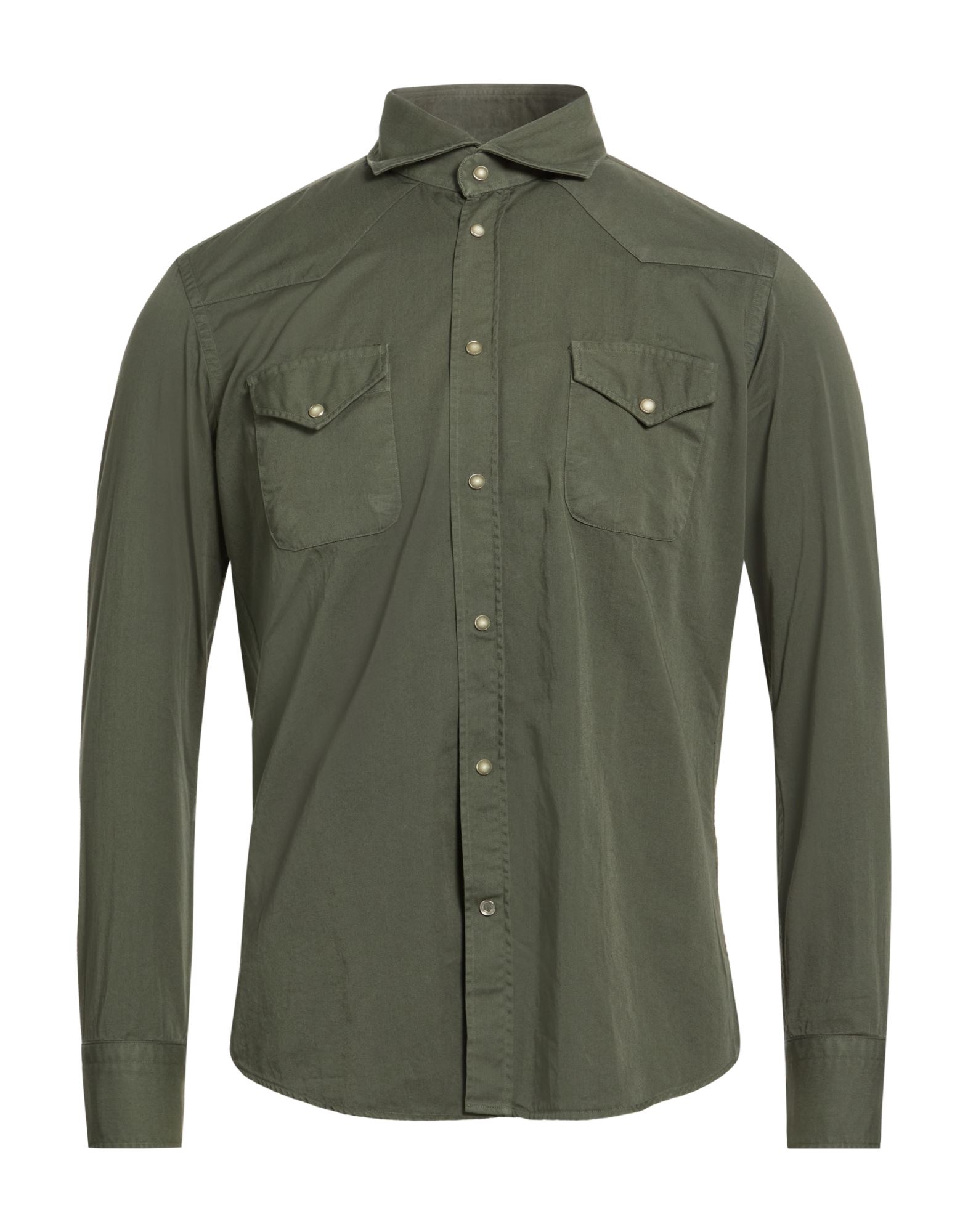 BASTONCINO Hemd Herren Militärgrün von BASTONCINO