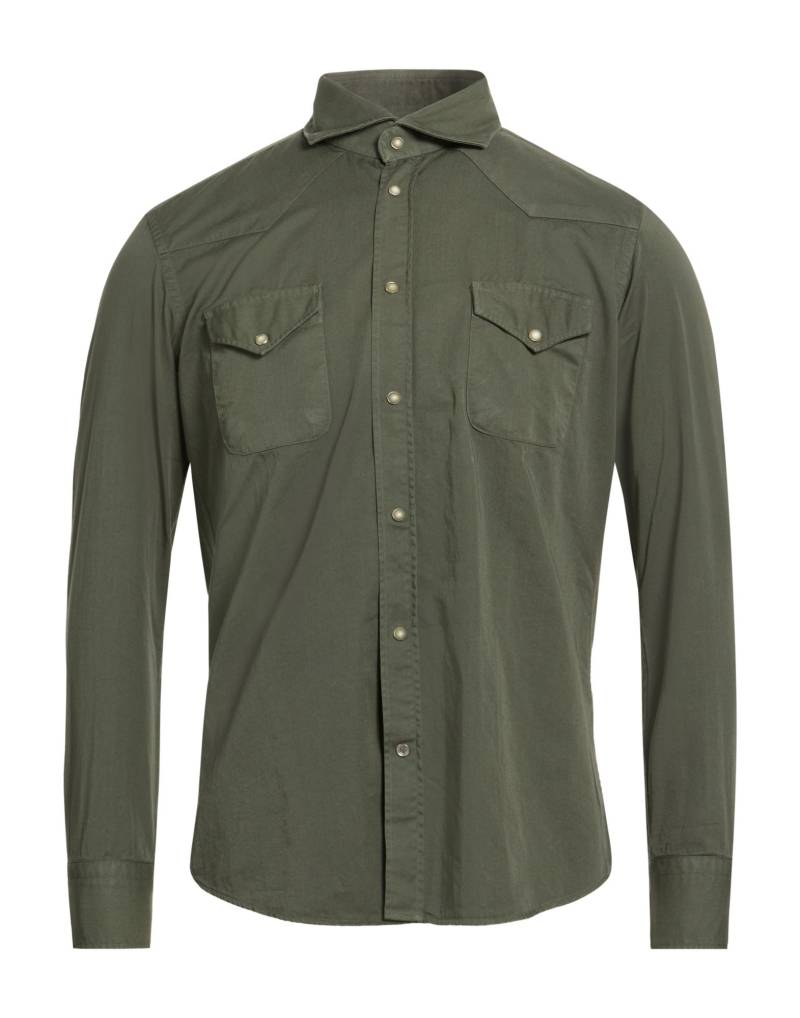 BASTONCINO Hemd Herren Militärgrün von BASTONCINO