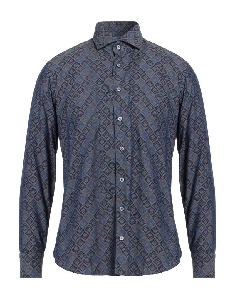 BASTONCINO Jeanshemd Herren Blau von BASTONCINO