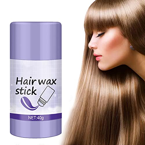 Haarwachs Stick, Wachs-Stick für Haare, Wachsstab für Haar, Styling Wax Stick Haar Wachs Frisur Gel Stick Haar Modellierung Wax Stick, Wachsstift für Haare, für Perücken, Haarsträhnen, Frizz, 40g von BASTOUR