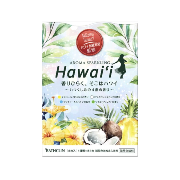 BATHCLIN - Aroma Sparkling Hawaii Bath Salt - 30g X 8 von BATHCLIN