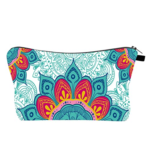 BATHVEVE Make-up-Tasche Mit Mandala-Muster – Kompakte Und Leichte Aufbewahrungstasche Für Damen Reisen Und Outdoor BATHVEVE Make-up-Tasche Mit Mandala-Muster – Kompakte Und Leichte Aufbewahrungstasche Für Damen Reisen Und Outdoor von BATHVEVE