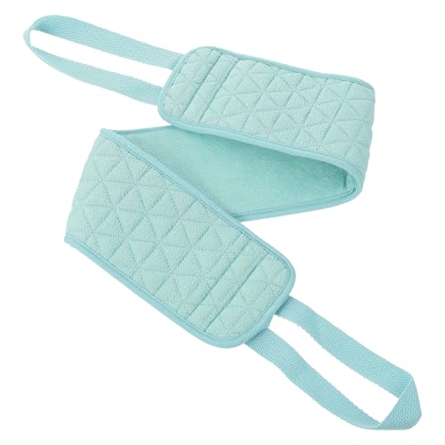 BATHVEVE 1 Stück Doppelseitiges Rückenpeeling Luffa Badetuch Für Den Körper Badetuch Körperpeeling Rücken Duschtuch Peelingtuch Duschschrubbtuch Langes Badetuch Grüne Viskose von BATHVEVE
