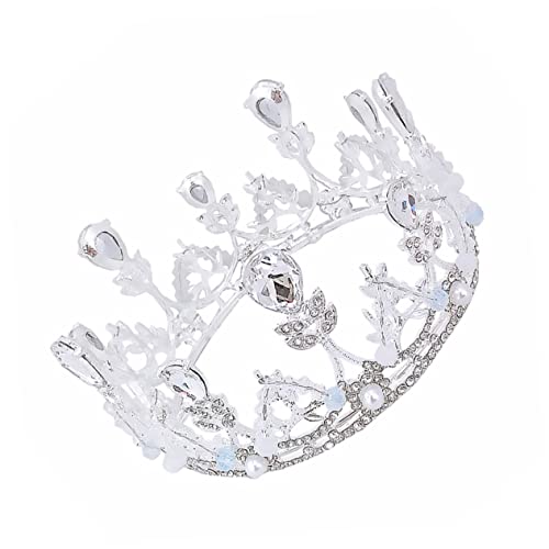 BATHVEVE 1 Stück Runde Krone Kind Mädchen Krone Kopfschmuck Diadem Prinzessin erste haarschmuck geburtstag krone kopfschmuck Geburtstagskrone für Mädchen Legierung Silber BATHVEVE 1 Stück Runde Krone Kind Mädchen Krone Kopfschmuck Diadem Prinzessin erste haarschmuck geburtstag krone kopfschmuck Geburtstagskrone für Mädchen Legierung Silber von BATHVEVE
