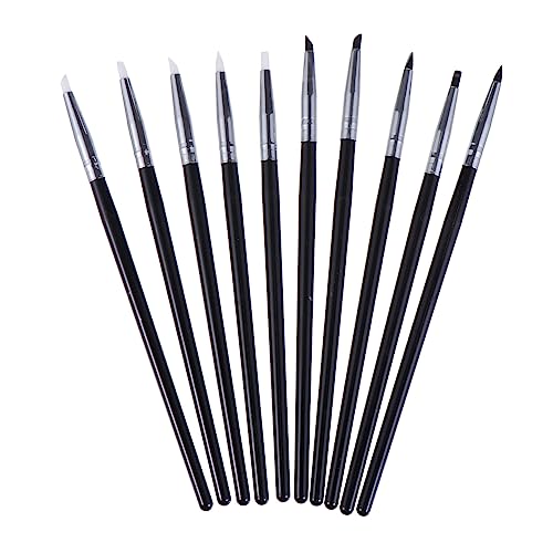 BATHVEVE 10stücke Silikon Nagel Skulptur Stifte Für Nailart Punktierung Und Zeichnung Malerei Mit Verschiedenen Stiften Für Professionellen Oder Privaten Gebrauch von BATHVEVE