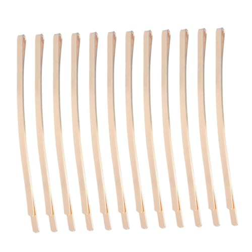 BATHVEVE 100 Stück Haarnadeln für Mädchen Metall Haarklammer im Eleganten Gold Design Dekorative Haarspangen für Täglichen Gebrauch und Besondere Anlässe von BATHVEVE