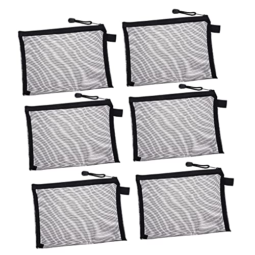 BATHVEVE 10stücke Netz-Make-up-Tasche Für Reisen Urlaub Und Camping Reise-Organizer-Kosmetiktasche Mit Reißverschluss Kompakte Netz-kulturtasche Für Fitnessstudio Und von BATHVEVE