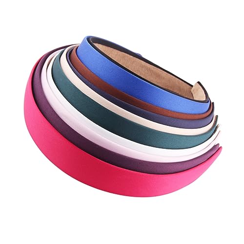 BATHVEVE 10stücke Teiliges Breiter Haarreifen Für Damen Verschiedenen Farben Feste Haarschmuck-accessoires Für Partys Cosplay Und Besondere Anlässe von BATHVEVE