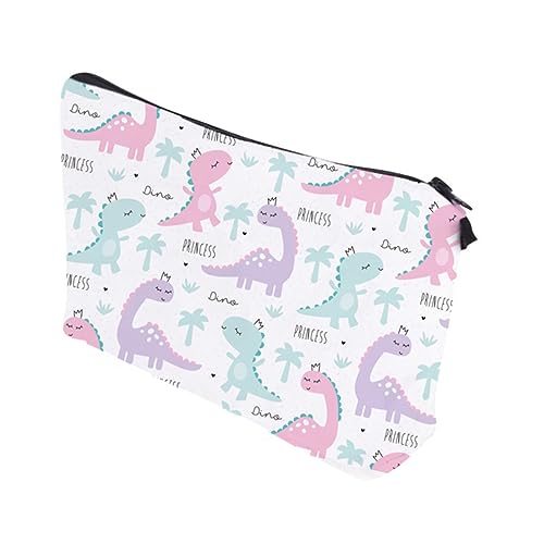 BATHVEVE 1stück Kreative Und Ansprechende Titel Für Ihr Produkt Multifunktionale Kosmetiktasche Im Dinosaurier-Design Tragbare Makeup-Tasche Für Damen Für Reisen Und von BATHVEVE