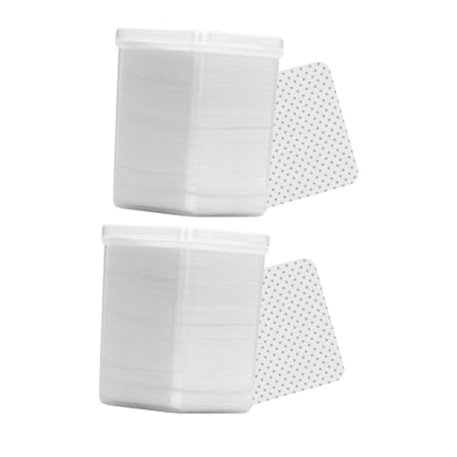 BATHVEVE 2 Karton Reinigungspads für Wimpernverlängerung Fusselfrei für Anwendung von Wimpernkleber und Makeup Entfernung zur Haut Leicht und Tragbar von BATHVEVE