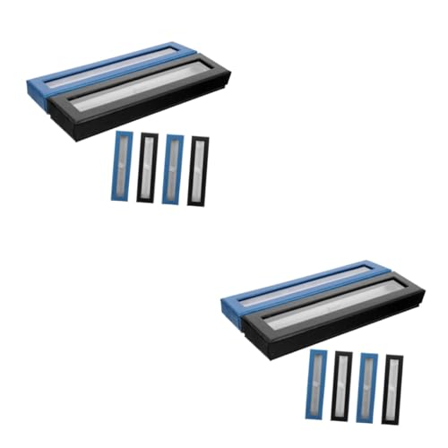 BATHVEVE 2 Sätze Himmel Und Erde Cover Federmäppchen Klares Federmäppchen Blaugrünes Federmäppchen Bleistifte Aufbewahrungsdose Storage Boxes Stifthalter Stiftetui Aus Papier 6 Stück * 2 von BATHVEVE