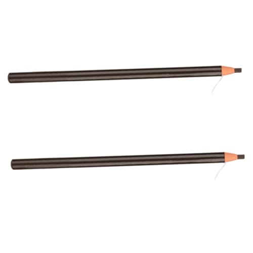 BATHVEVE 2 Stück Wasserfester Augenbrauenstift Schweißfest Langlebig Präzise Für Damen Kaffee Abziehbar Für Natürliches Augenbrauen Make up von BATHVEVE