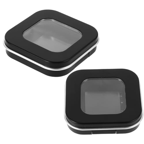BATHVEVE 2stücke Reise-magnetische Kosmetik-behälter Leere Lidschatten-palette Zum Nachfüllen Tragbare Box Für Loses Puder Für Highlighter Für Unterwegs von BATHVEVE