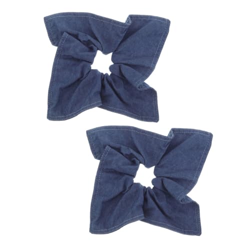 BATHVEVE 2stücke Denim Blau Damen Retro Haarband Mit Elastischem Band Modische Kopfbedeckung Für Verschiedene Frisuren Bei Partys Alltag von BATHVEVE